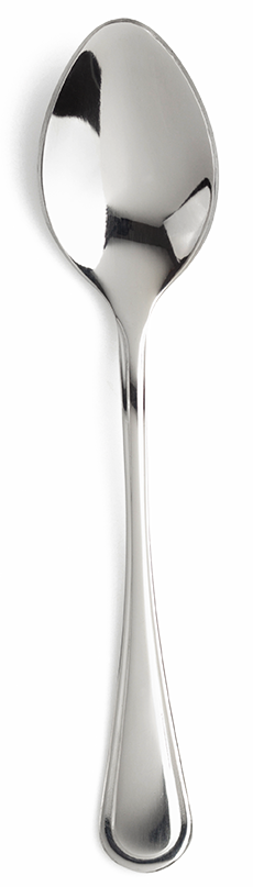 Image of stainless spoon.
