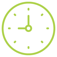 Image of clock, representing flexible working hours in restaurant jobs