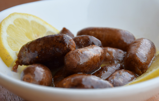 Image of Armenian sausages from Clay Lebanese Mezza menu