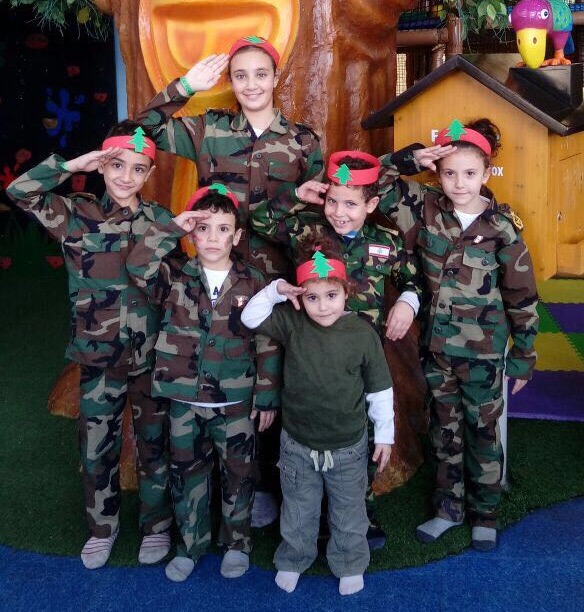 Image of kids celebrating Lebanon Independence Day at Clay restaurant